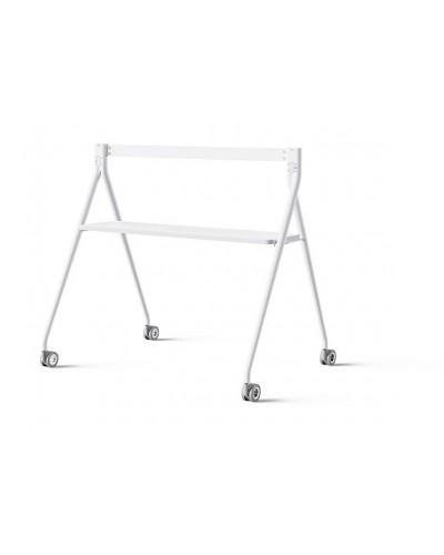 Yealink MB-FloorStand-650Т White - Мобильная, напольная стойка, с полкой, для MeetingBoard 65