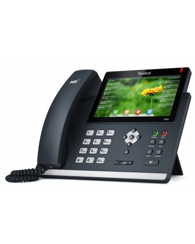 Yealink SIP-T48S Wi-Fi - IP-телефон с поддержкой Wi-Fi, 6 VoIP аккаунтов, HD voice, PoE