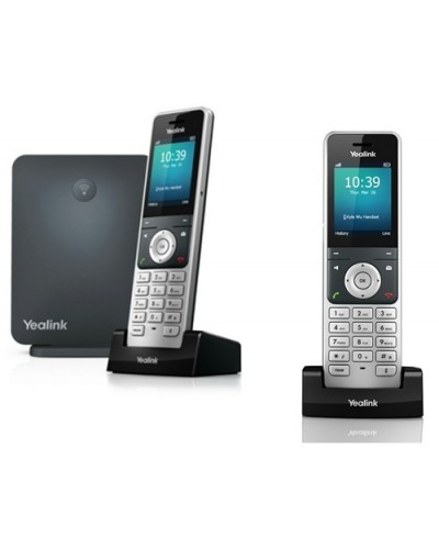 Yealink W60P-W56H — база x 1, трубка x 2 — Комплект беспроводной DECT SIP-телефон с радиотрубками